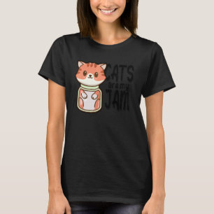 T-shirt Les Chats Sont Mon Propriétaire De Chat De Jam Ent