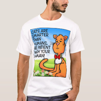 T-shirt Les chats sont plus intelligents
