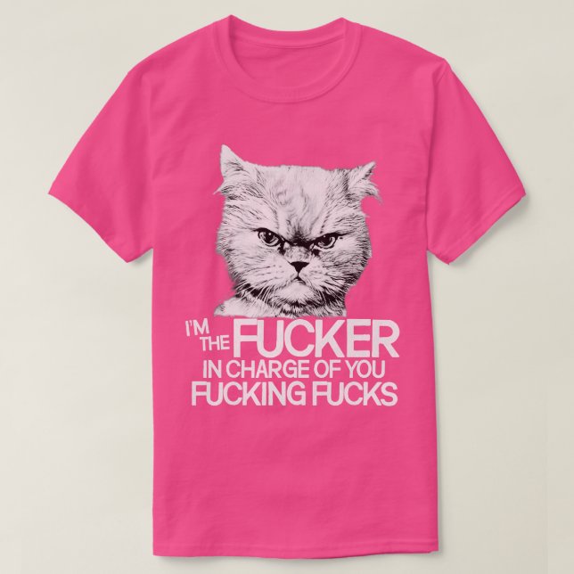 T-shirt Les Chats Sont Responsables (Design devant)