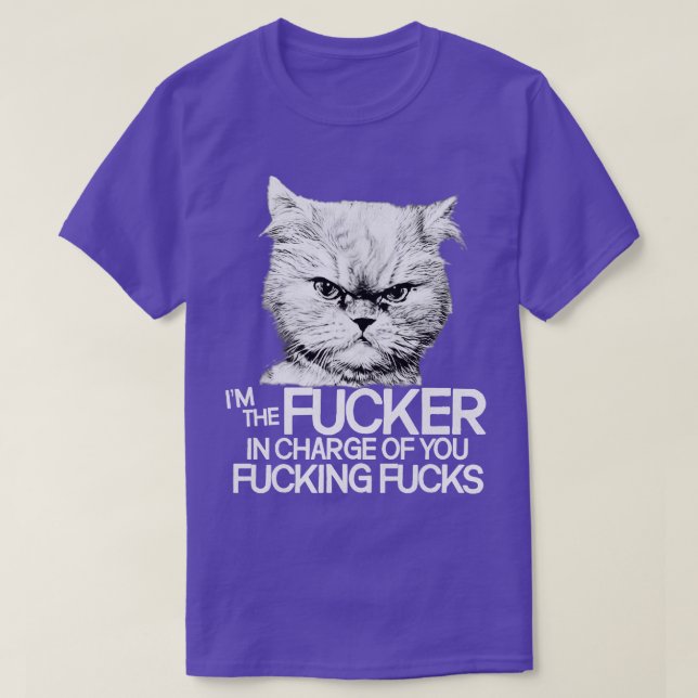 T-shirt Les Chats Sont Responsables (Design devant)