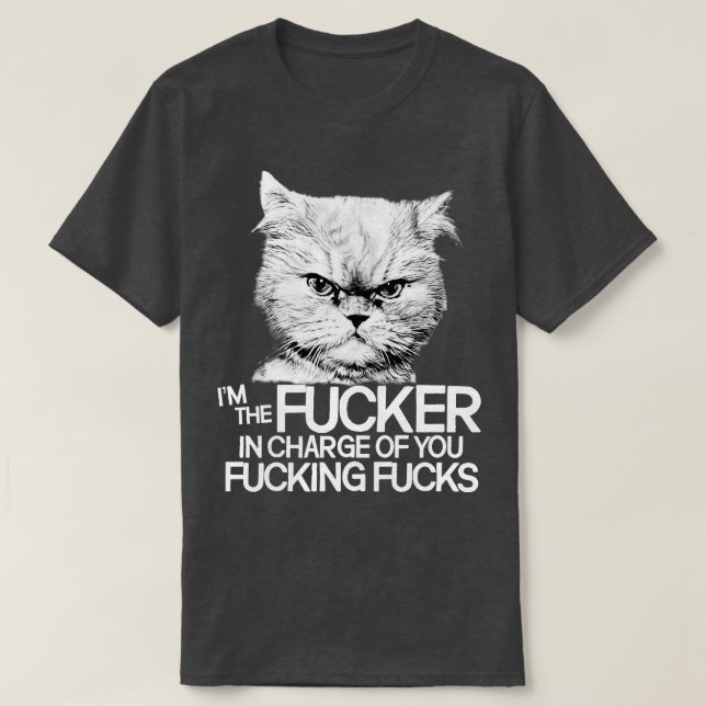 T-shirt Les Chats Sont Responsables (Design devant)