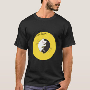 T-shirt Les Chats Yin Yang Ne Font Que Tourner Et Être Heu