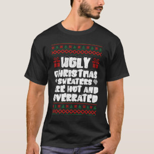 T-shirt Les Chauffeurs De Noël Vilains Sont Chauds Et Suré