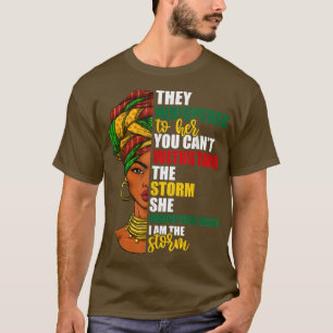 T-shirt Les Chemises De La Fierté Africaine Pour Les Femme