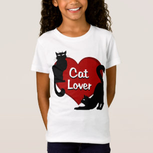 T-Shirt Les chemises de l'enfant d'amoureux des chats de