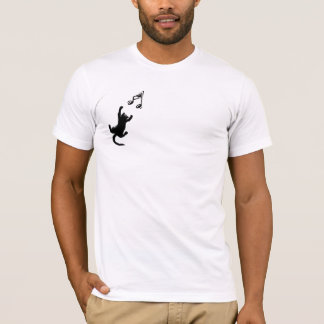 T-shirt Les chemises des hommes - côté droit d'emblème