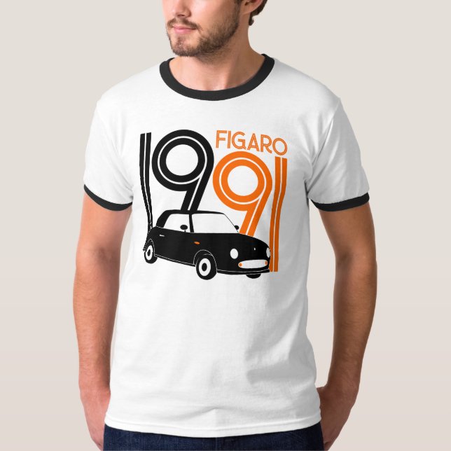 T-shirt Les chemises des hommes de Figaro (Devant)