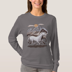 T-shirt Les chevaux galopants