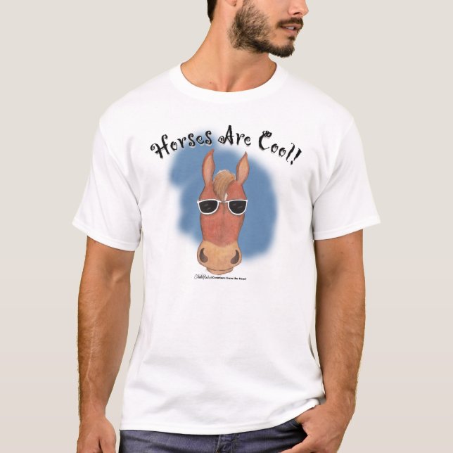 T-shirt Les chevaux sont frais ! (Devant)