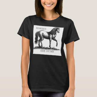 T-shirt Les chevaux sont muets