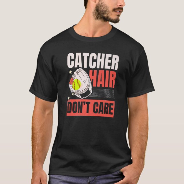 T-shirt Les cheveux de capture ne se soucient pas des spor (Devant)