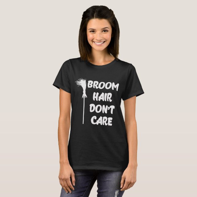 T-SHIRT LES CHEVEUX DE CHAMBRE NE S'EN SOUCIENT PAS (Devant entier)