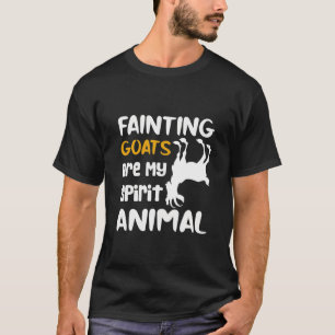 T-shirt Les chèvres qui s'évanouissent sont mon esprit a
