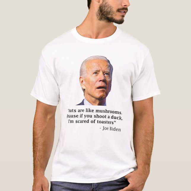 T-shirt Les Chèvres Sont Comme Des Champignons Drôle Joe B (Devant)