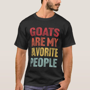 T-shirt Les chèvres sont mes gens préférés - Chèvres Vinta