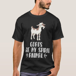 T-shirt Les chèvres sont mon esprit animal