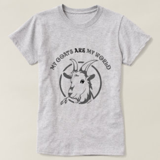 T-shirt LES CHÈVRES SONT MON MONDE | par TotallyGoatally™
