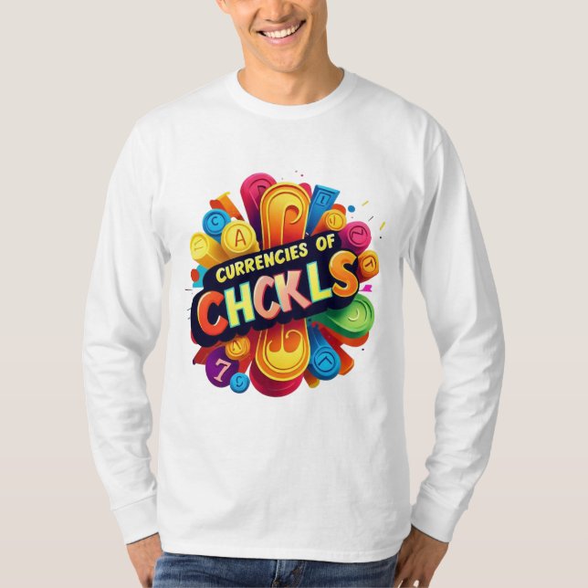 T-shirt "Les chicks en tant que monnaie" (Devant)