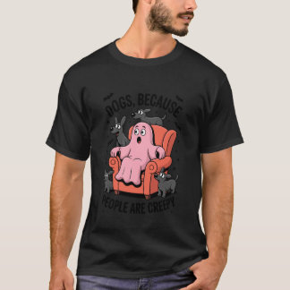 T-shirt Les chiens autorisent l'occupation du canapé d'Hal