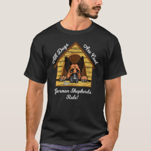 T-shirt Les Chiens Bergers Allemands Sont Des Bergers Alle