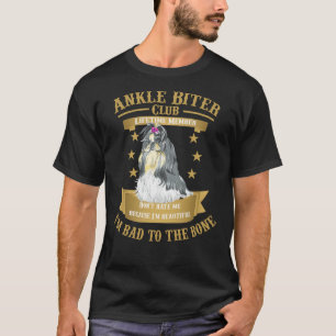 T-shirt Les Chiens Chiites Tzu Sont Mauvais Pour L'Os