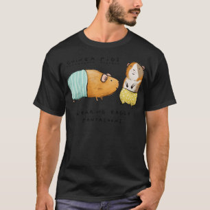 T-shirt Les Chiens De Guinée Portent Des Pantaloons Baggy