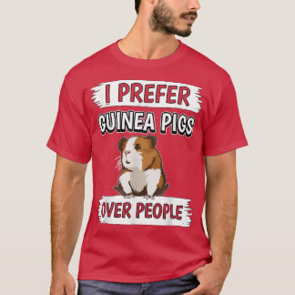 T-shirt Les Chiens De Guinée Sur Les Gens Le Cochon De Gui