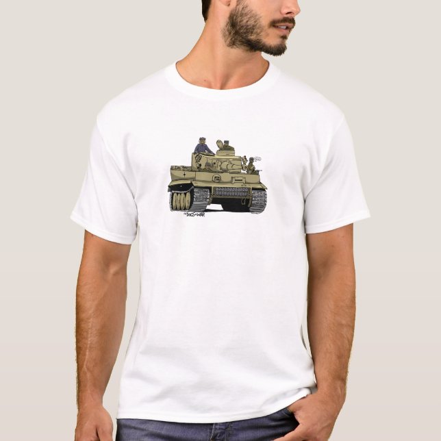 T-shirt Les chiens de la guerre : Tigre 1 (Devant)