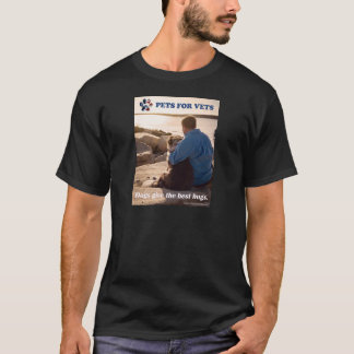 T-shirt Les chiens donnent les meilleures étreintes