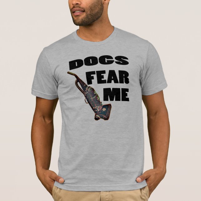T-shirt Les chiens me craignent (Devant)