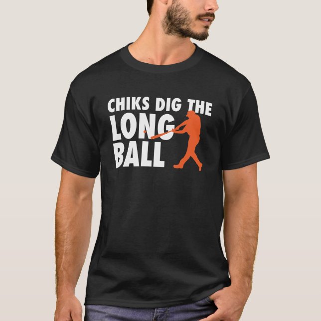 T-shirt Les Chiens Ont Fait Le Long Ball - Le Joueur De Ba (Devant)