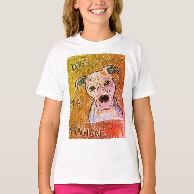 T-shirt Les chiens sont magiques 2 (Devant)