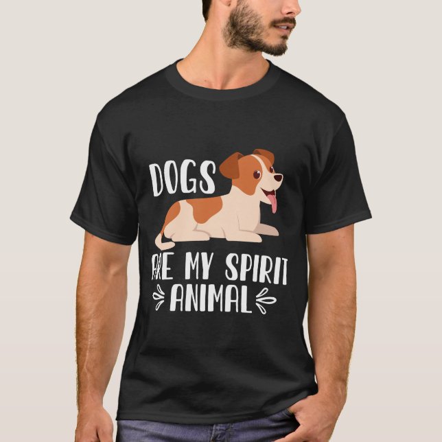 T-shirt Les chiens sont mon esprit Animal (Devant)