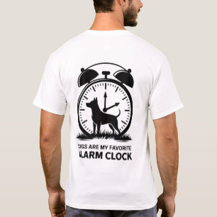 T-shirt Les chiens sont mon réveil préféré - Drôle Hommes
