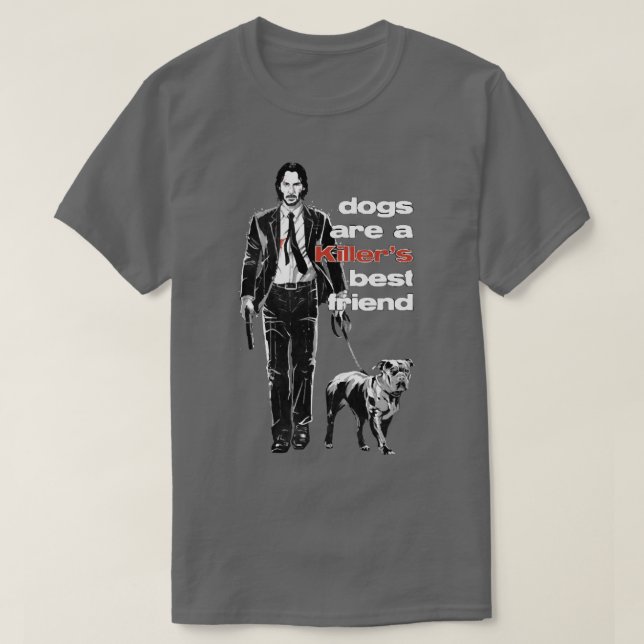 T-shirt Les chiens sont un tueur (Design devant)