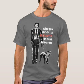 T-shirt Les chiens sont un tueur
