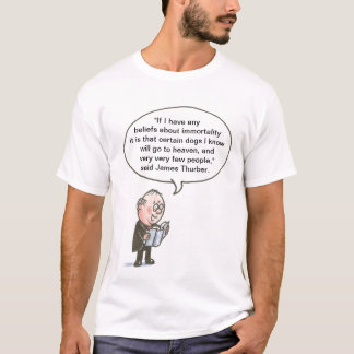 T-shirt Les chiens vont au ciel