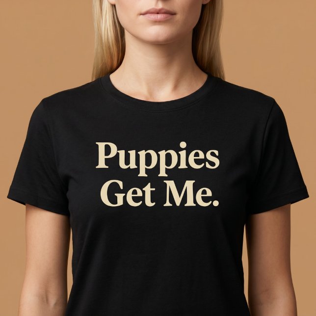 T-shirt Les chiots me rendent heureux (Créateur téléchargé)