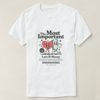 T-shirt Les Choses les Plus Importantes de la Vie – Amour