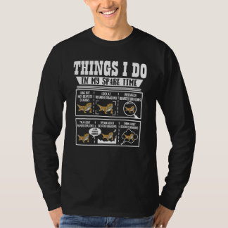T-shirt Les Choses Que Je Fais Dans Mon Amoureux Des Drago