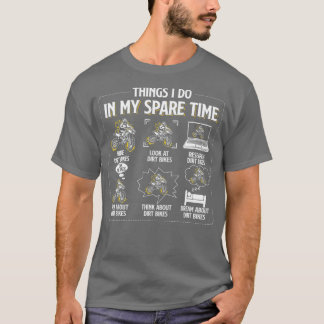 T-shirt Les Choses Que Je Fais Dans Mon Cool De Temps De R