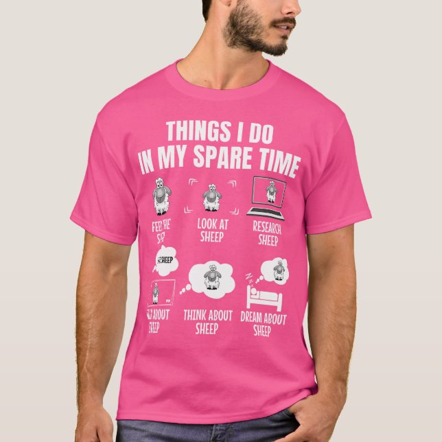 T-shirt Les Choses Que Je Fais Dans Mon Temps Libre Amateu (Devant)