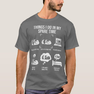 T-shirt Les Choses Que Je Fais Dans Mon Temps Libre, Guiné