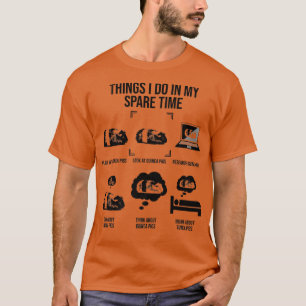 T-shirt Les Choses Que Je Fais Dans Mon Temps Libre, Guiné