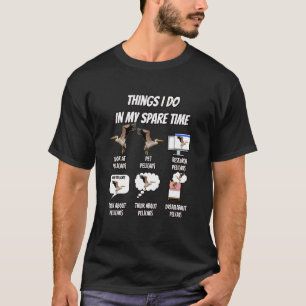 T-shirt Les Choses Que Je Fais Dans Mon Temps Libre Pélica