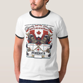 T-shirt Les choses que le Canada fait mieux que l'Amérique