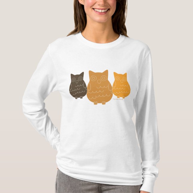 T-shirt Les Chouettes des clubs de livres (Devant)