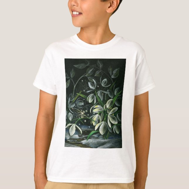 T-shirt Les chutes de neige la nuit (Devant)