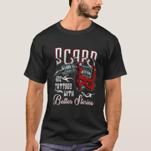 T-shirt Les cicatrices Sont Des Tatouages Avec De Meilleur