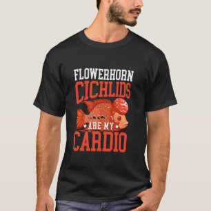 T-shirt Les cichlidés Flowerhorn sont mes poissons de card